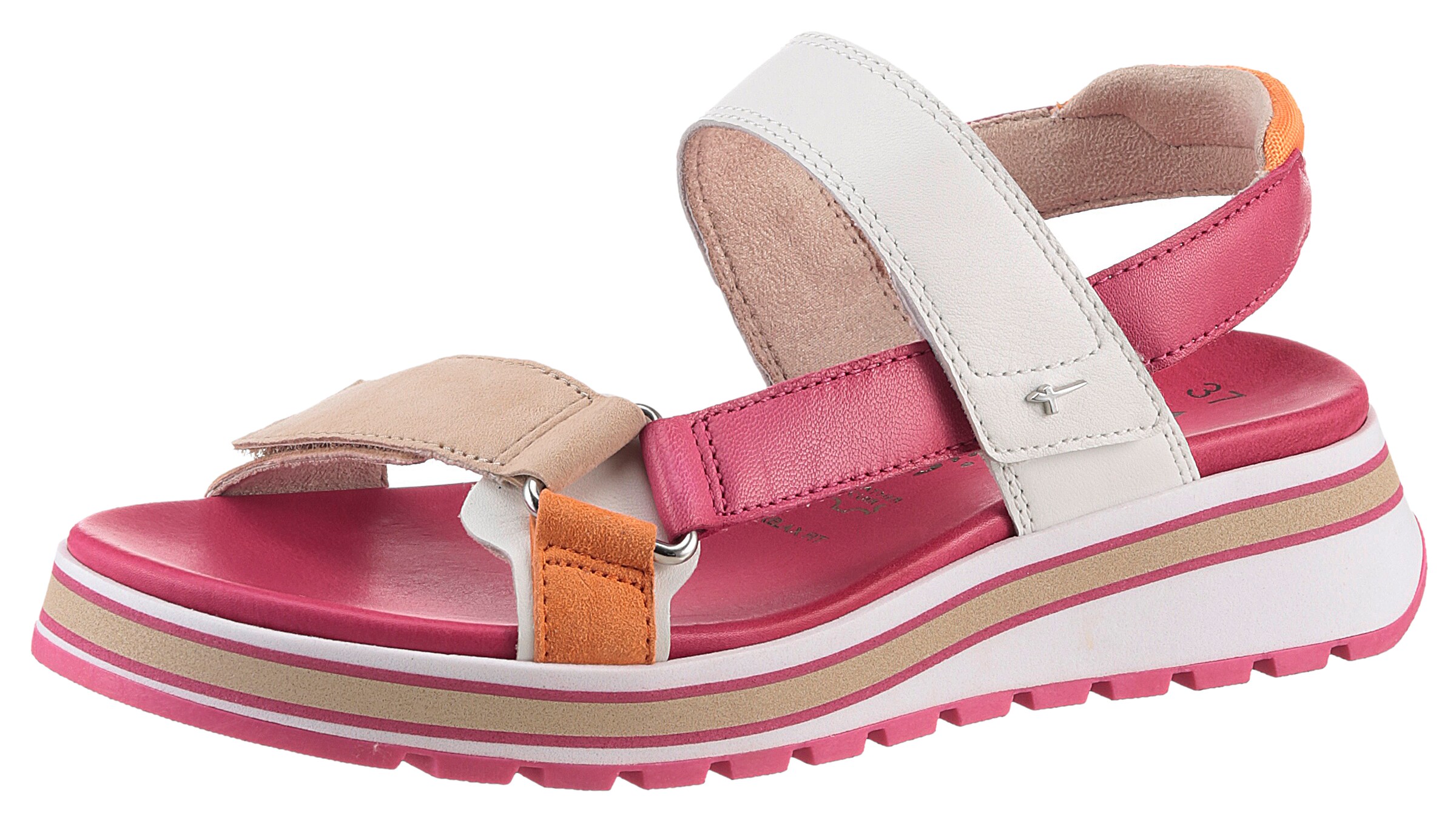 Tamaris Sandals in Pink: front