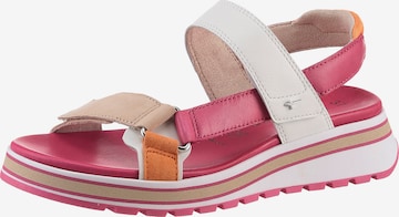 Tamaris Sandale in Pink: Vorderseite