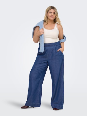 Regular Jean ONLY Carmakoma en bleu : devant