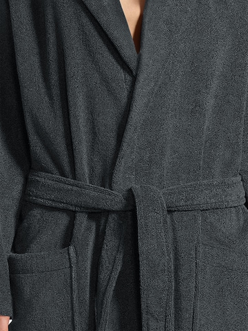 SEIDENSTICKER Bademantel lang 'Basic'‌‌‌‌‌‌‌‌ in Schwarz