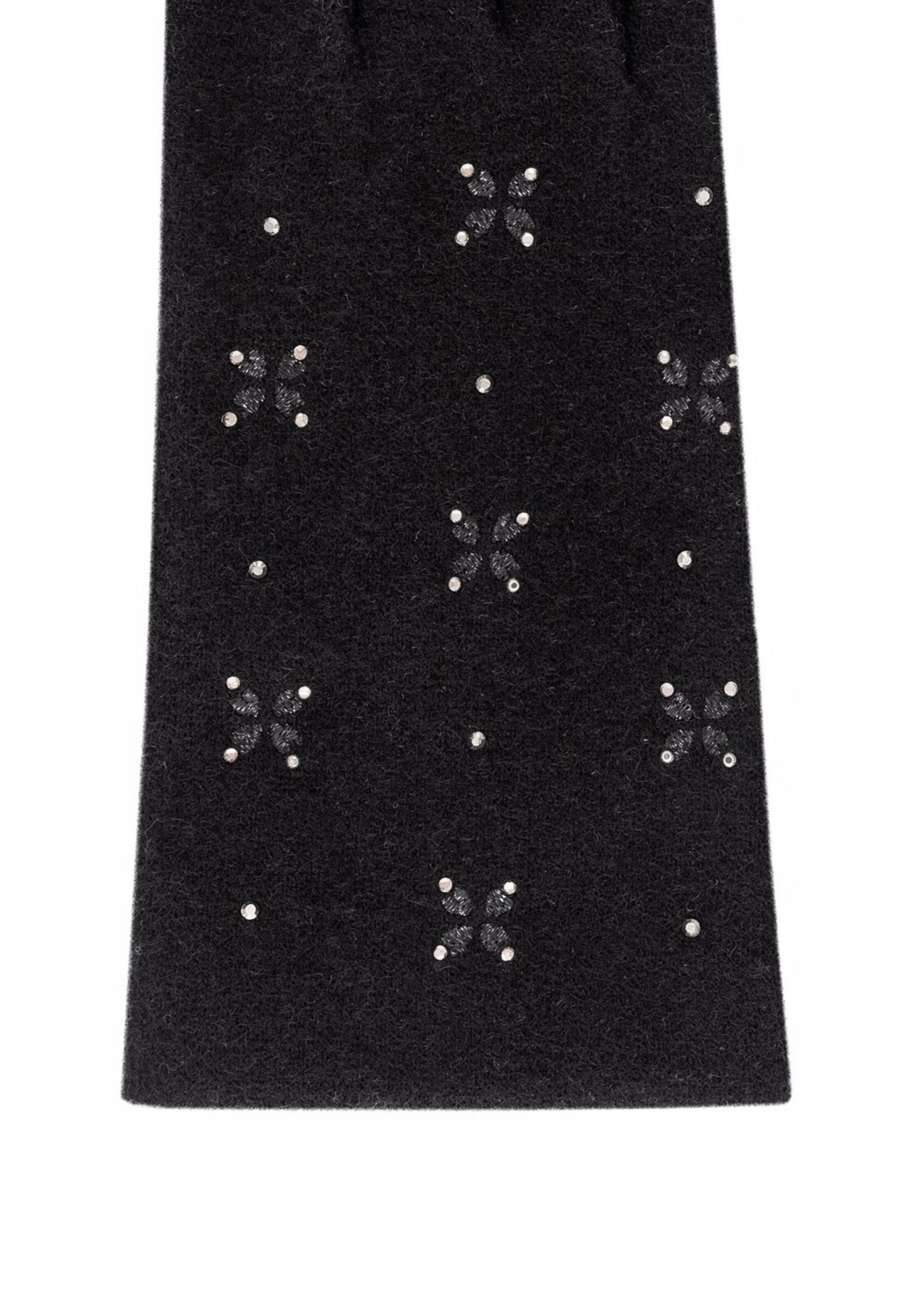 Roeckl Strickhandschuhe 'SHINY AURORA' in Schwarz