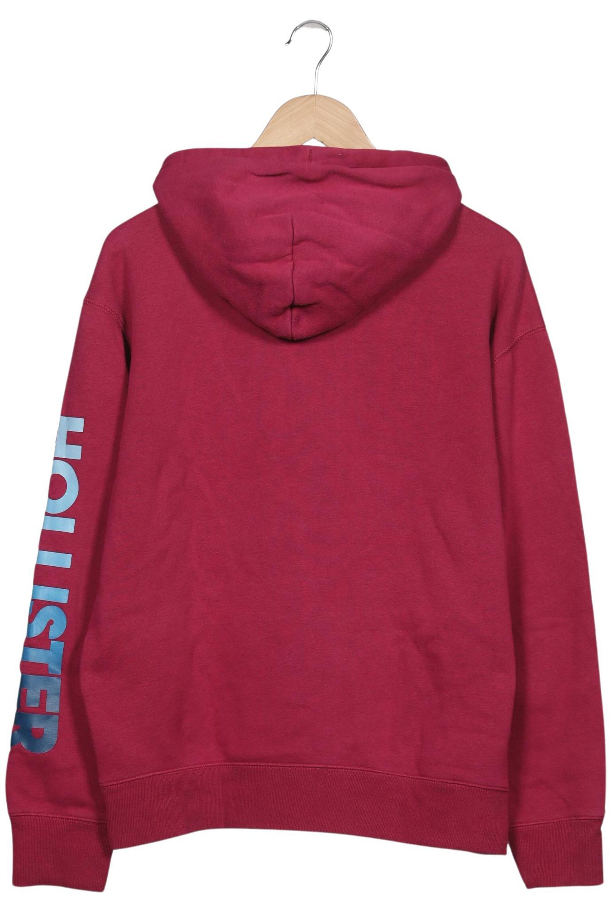 HOLLISTER Sweatshirt & Zip-Up Hoodie in L in Red