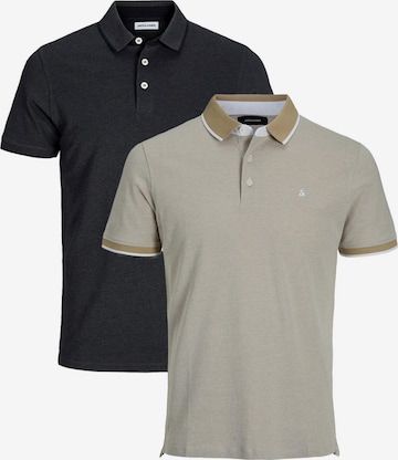 JACK & JONES Shirt 'Paulos - Slim Fit' in Beige: front