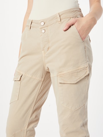 Gang Slim fit Cargo Pants 'MARTINA' in Beige