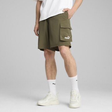 PUMA Regular Sportbroek 'Essentials' in Groen: voorkant