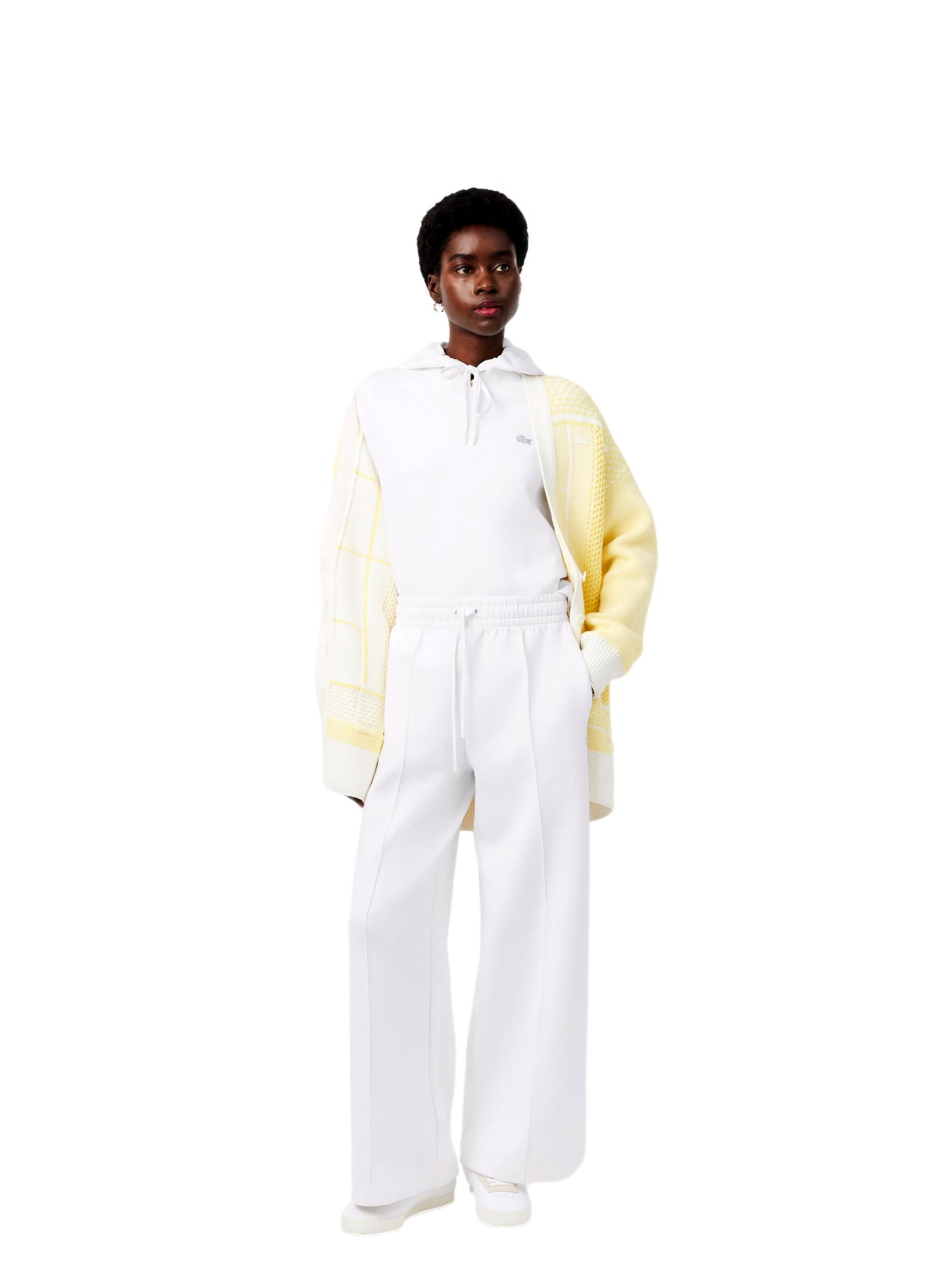 Sweat-shirt LACOSTE en blanc