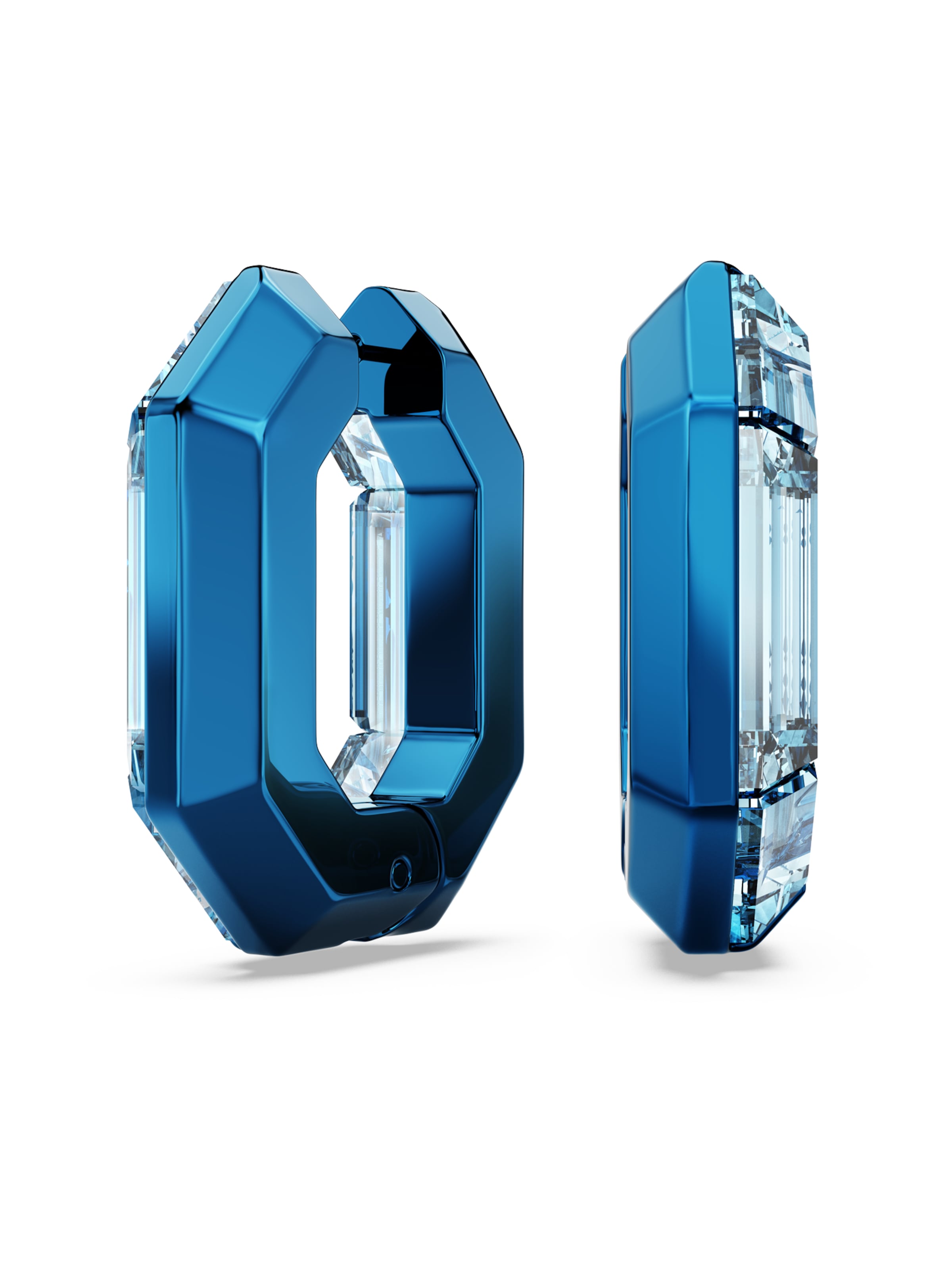 Boucles d'oreilles 'Lucent' Swarovski en bleu