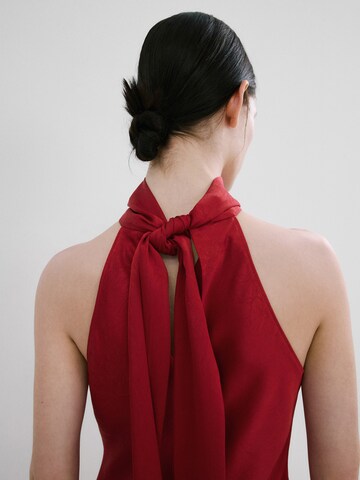 MANGO Evening dress 'CHOCO' in Red