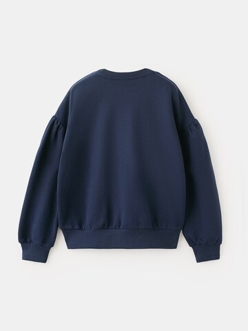 MANGO KIDS Sweatshirt 'FLEUR' in Blue