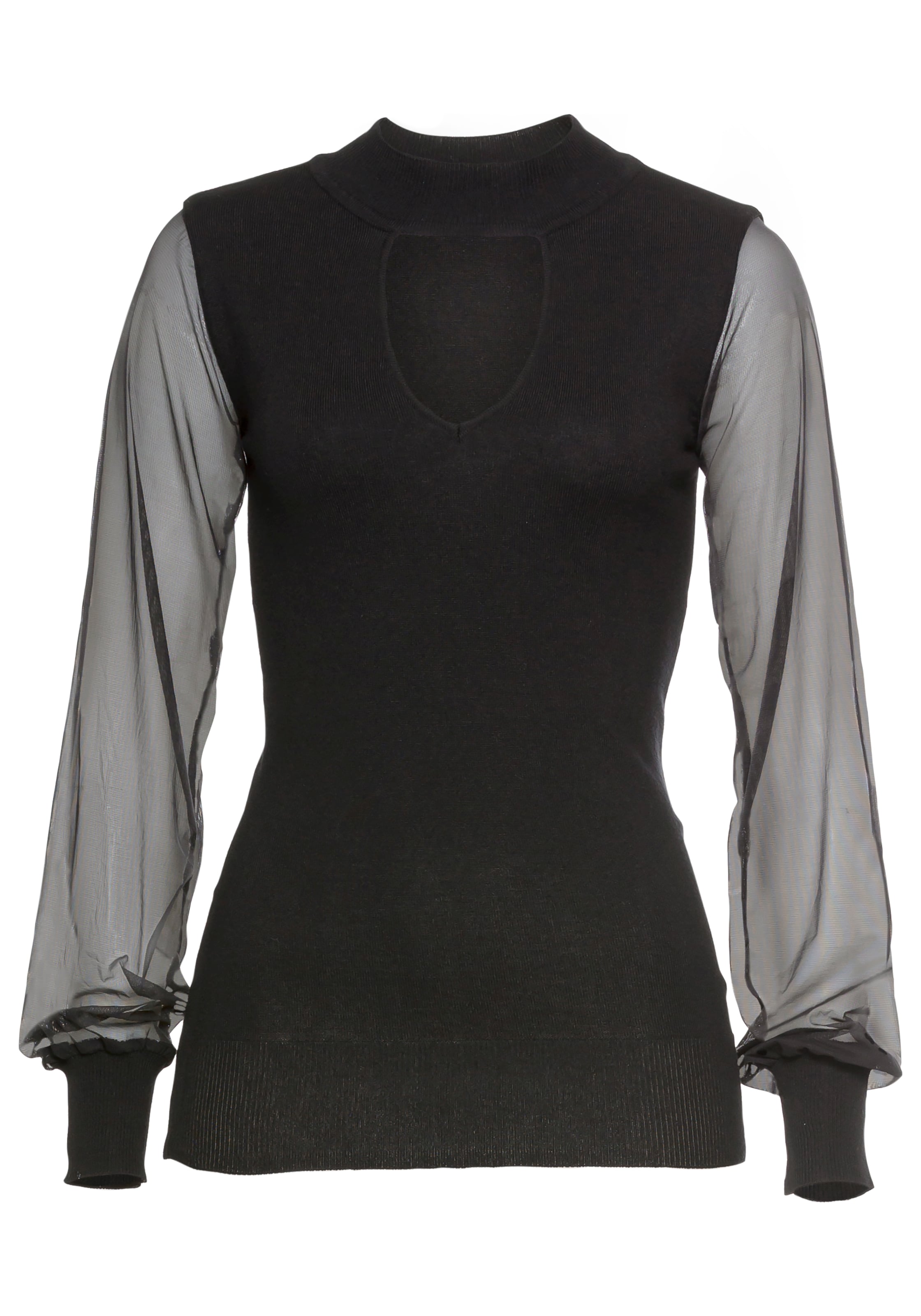 MELROSE Pullover in Schwarz: Vorderseite