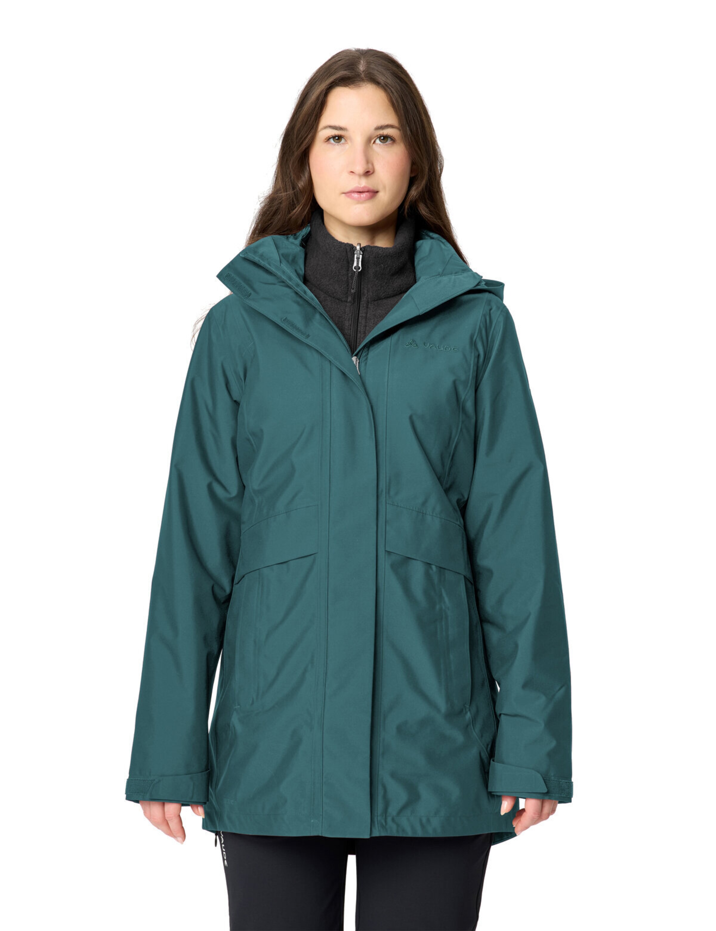VAUDE Outdoorjacke 'Idris IV' in Grün: Vorderseite