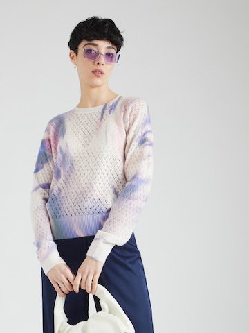 Pull-over TAIFUN en violet : devant