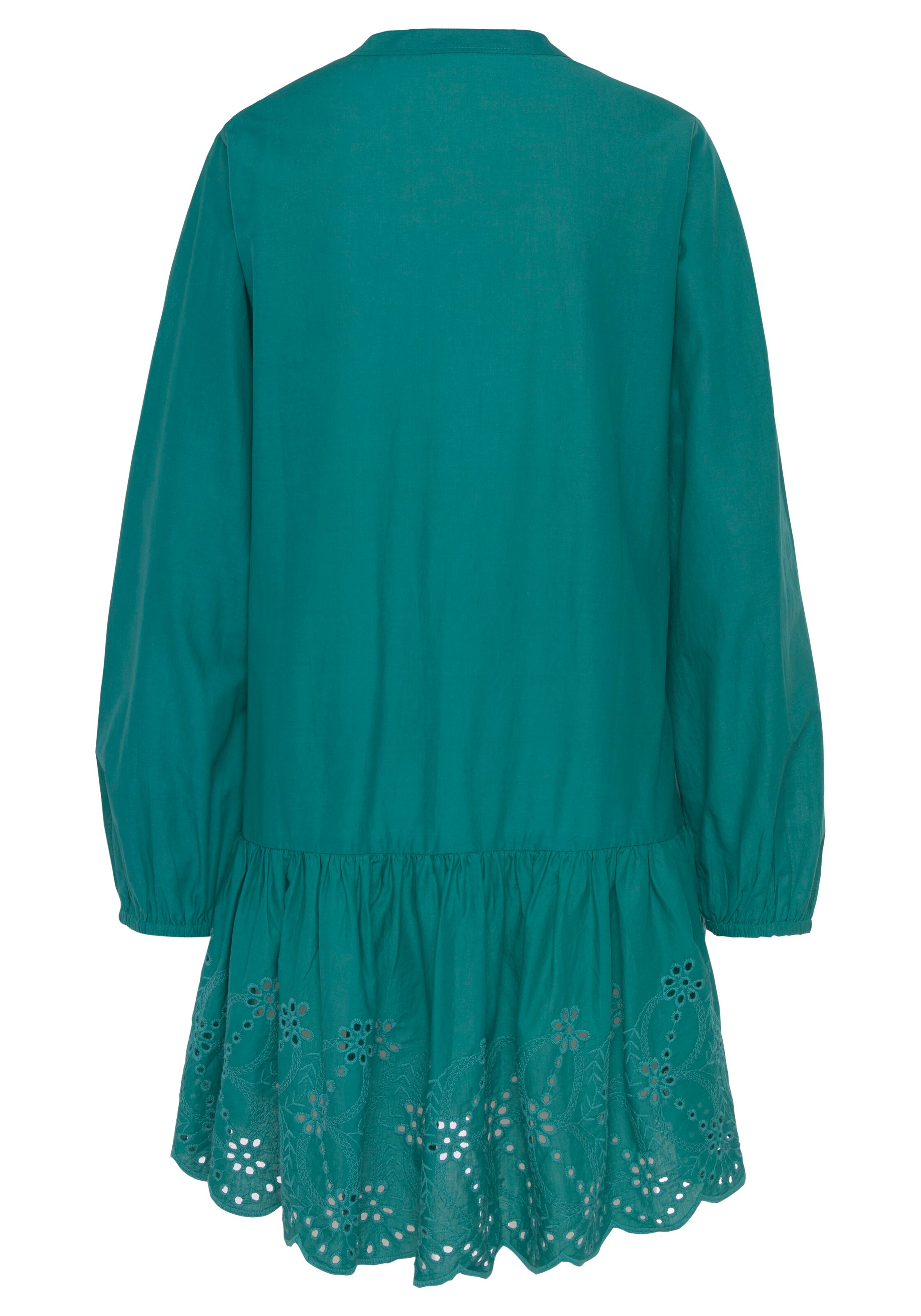 LASCANA Рокля тип риза в зелено