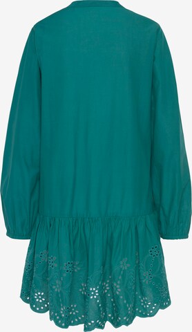LASCANA Košilové šaty – zelená