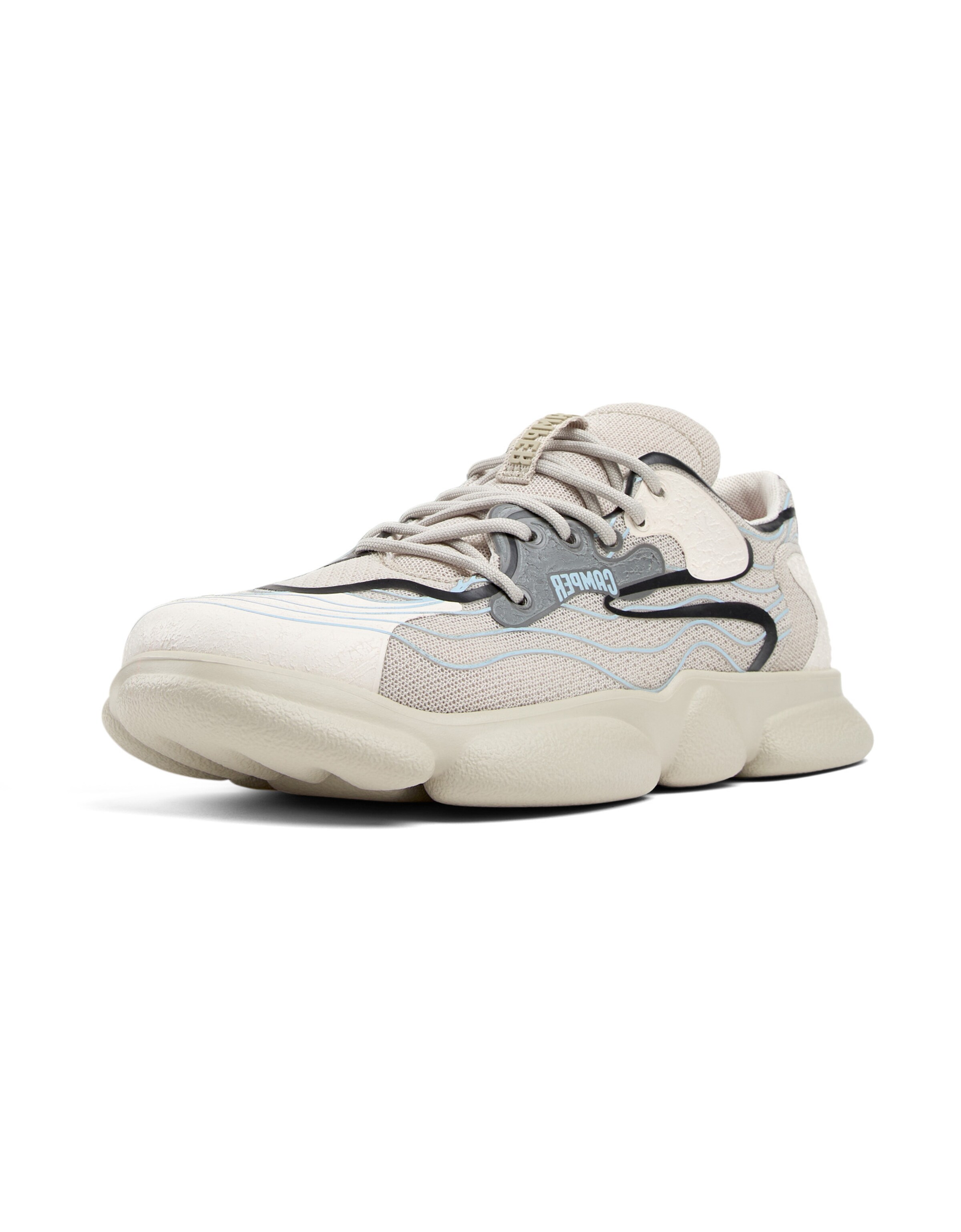 Sneaker bassa 'Karst' di CAMPER in grigio: frontale