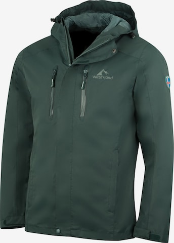 WESTFJORD Outdoor jacket in Green: front