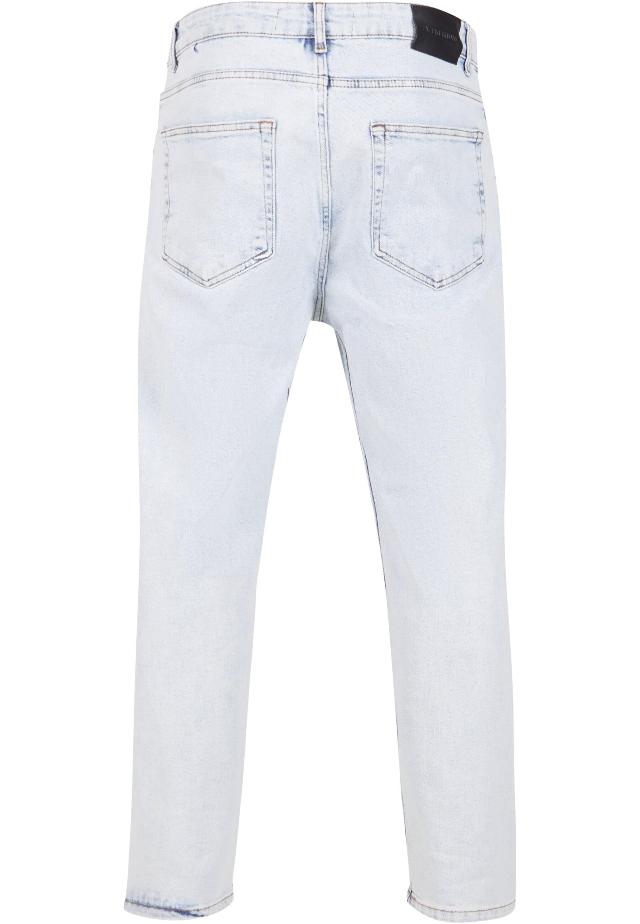 2Y Premium Tapered Jeans in Blauw