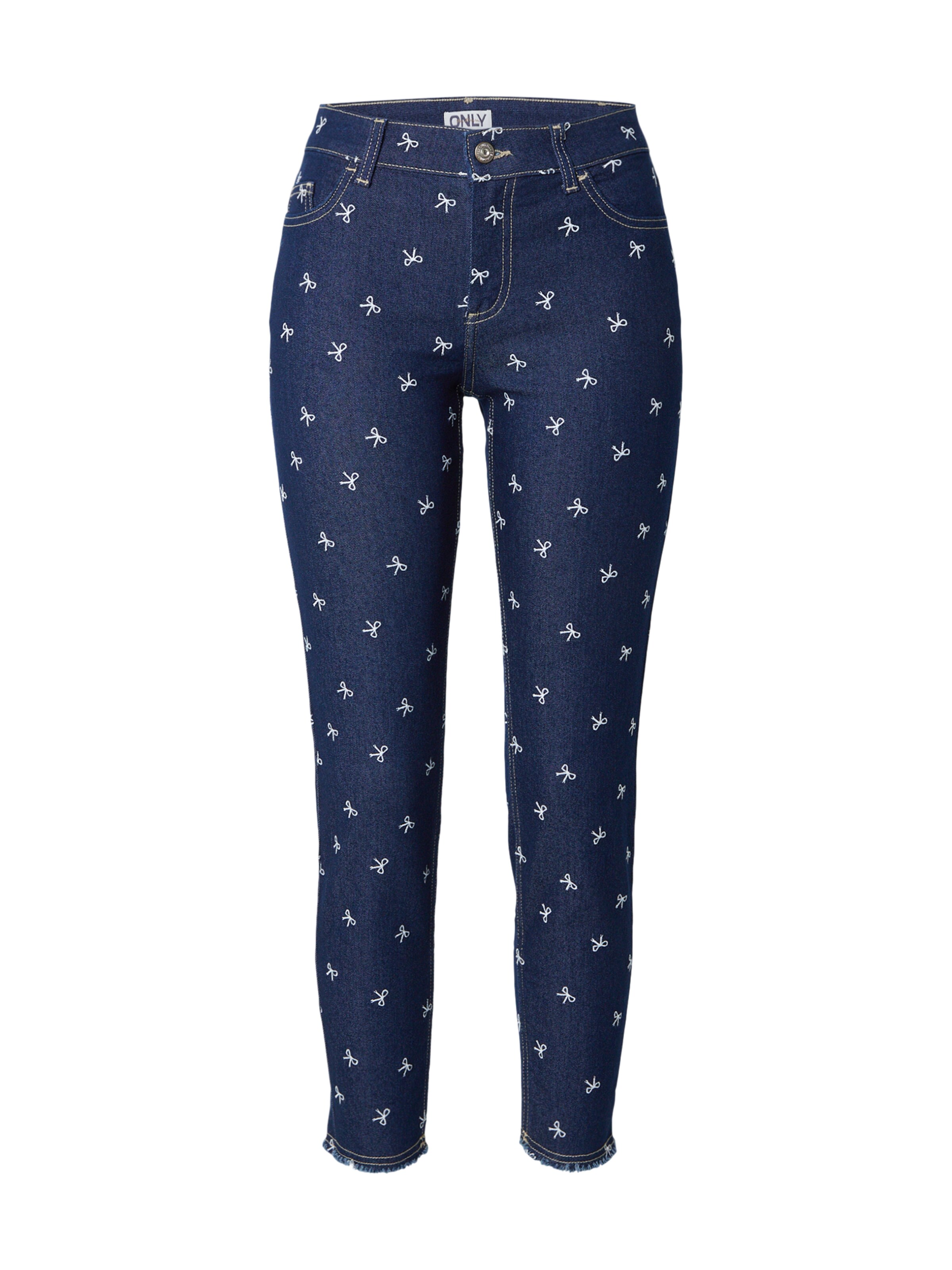ONLY Kavbojke 'ONLHUSH' v velikosti 25-26/30  | moder denim / bela barva, Prikaz izdelka