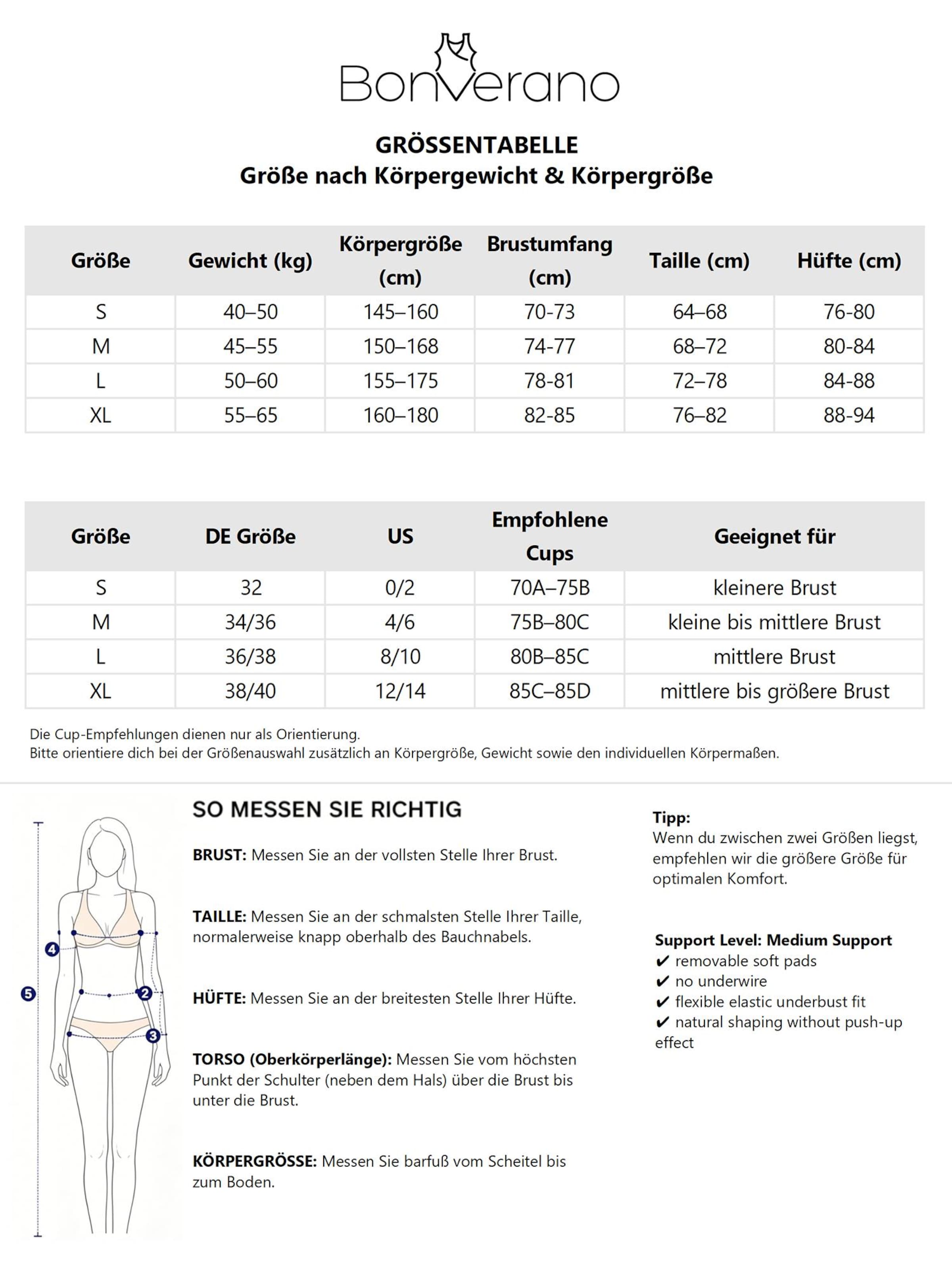 BONVERANO Klassisch Bikini‌‌‌‌‌‌‌ in Rot