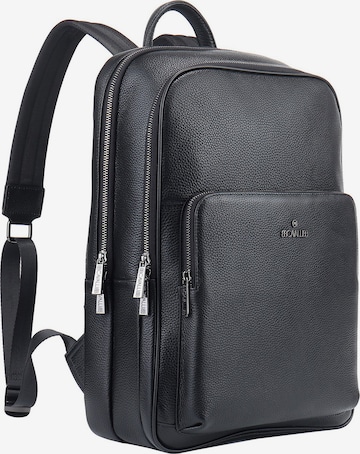 Zaino di B Cavalli B in nero: frontale