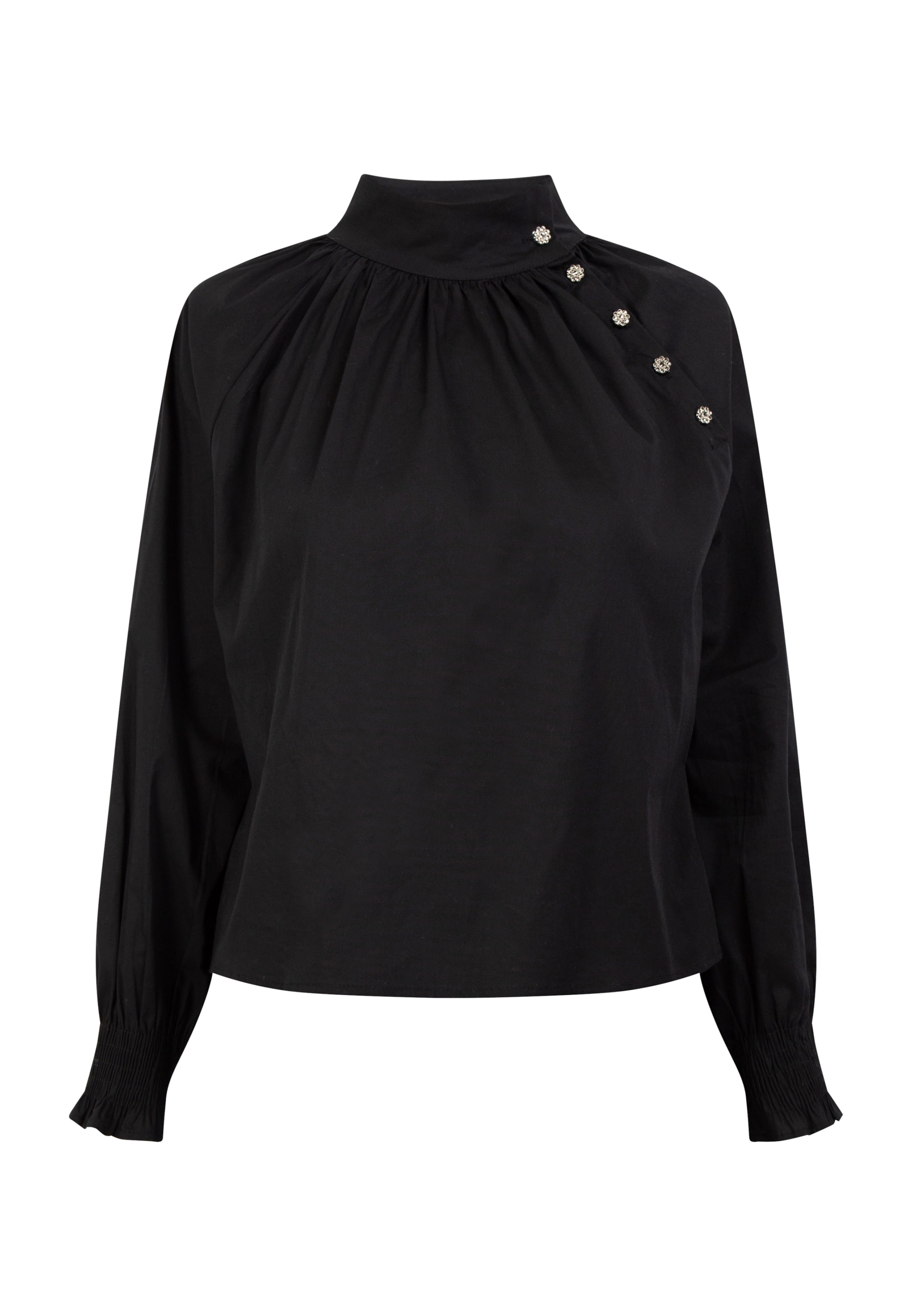 faina Blúzka - Čierna: predná strana