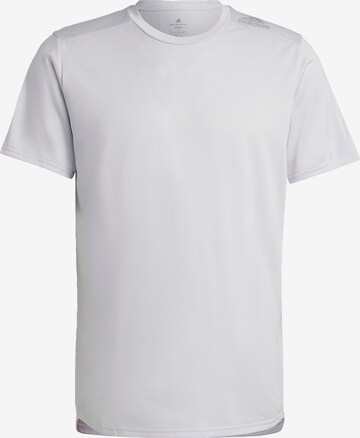 Maglia funzionale 'Designed 4 Running' di ADIDAS SPORTSWEAR in bianco: frontale