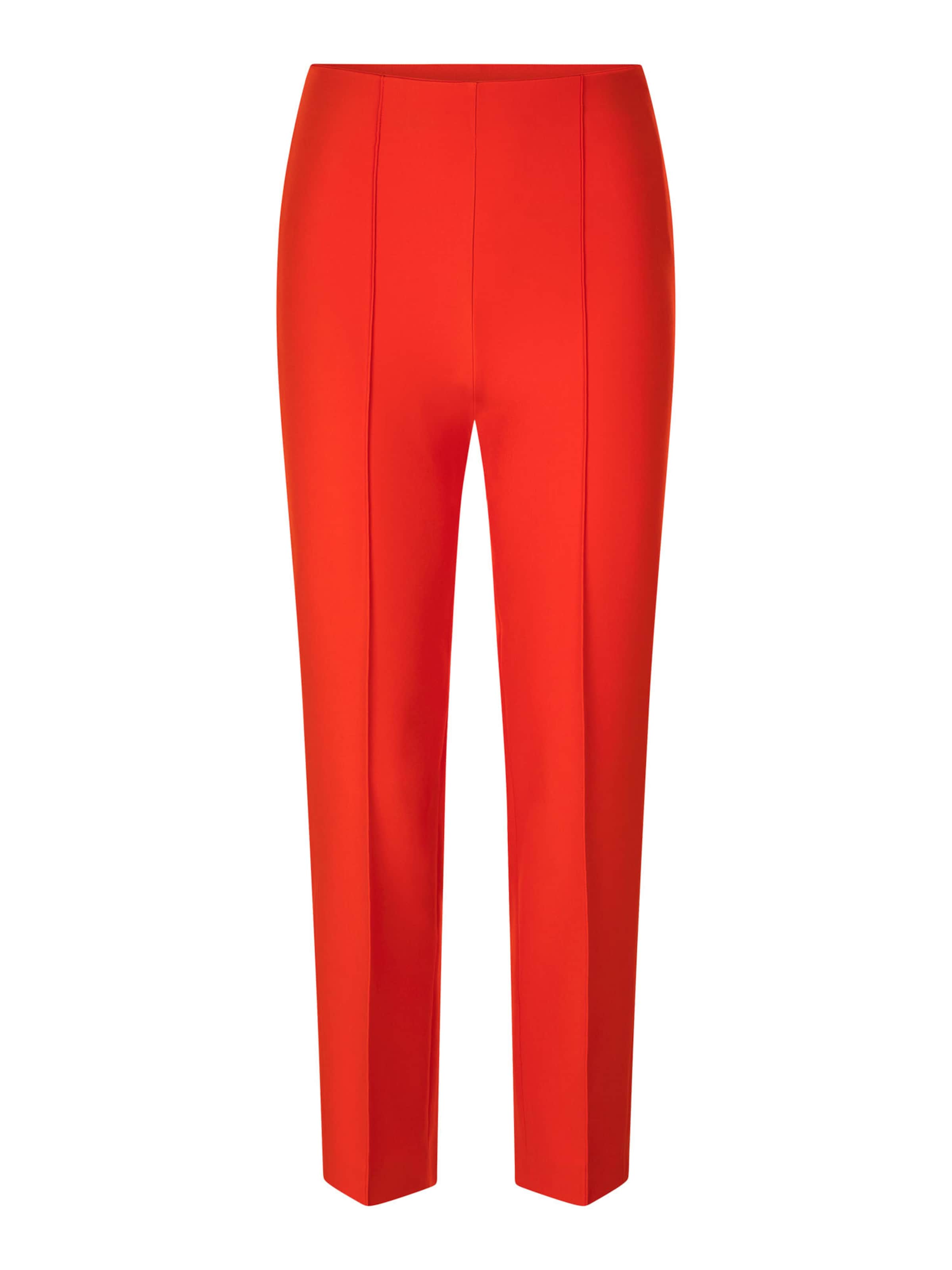 Coupe slim Pantalon à plis Rich & Royal en rouge : devant