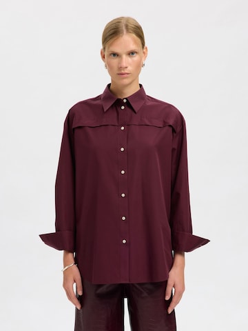 SELECTED - Blusa en lila: frente