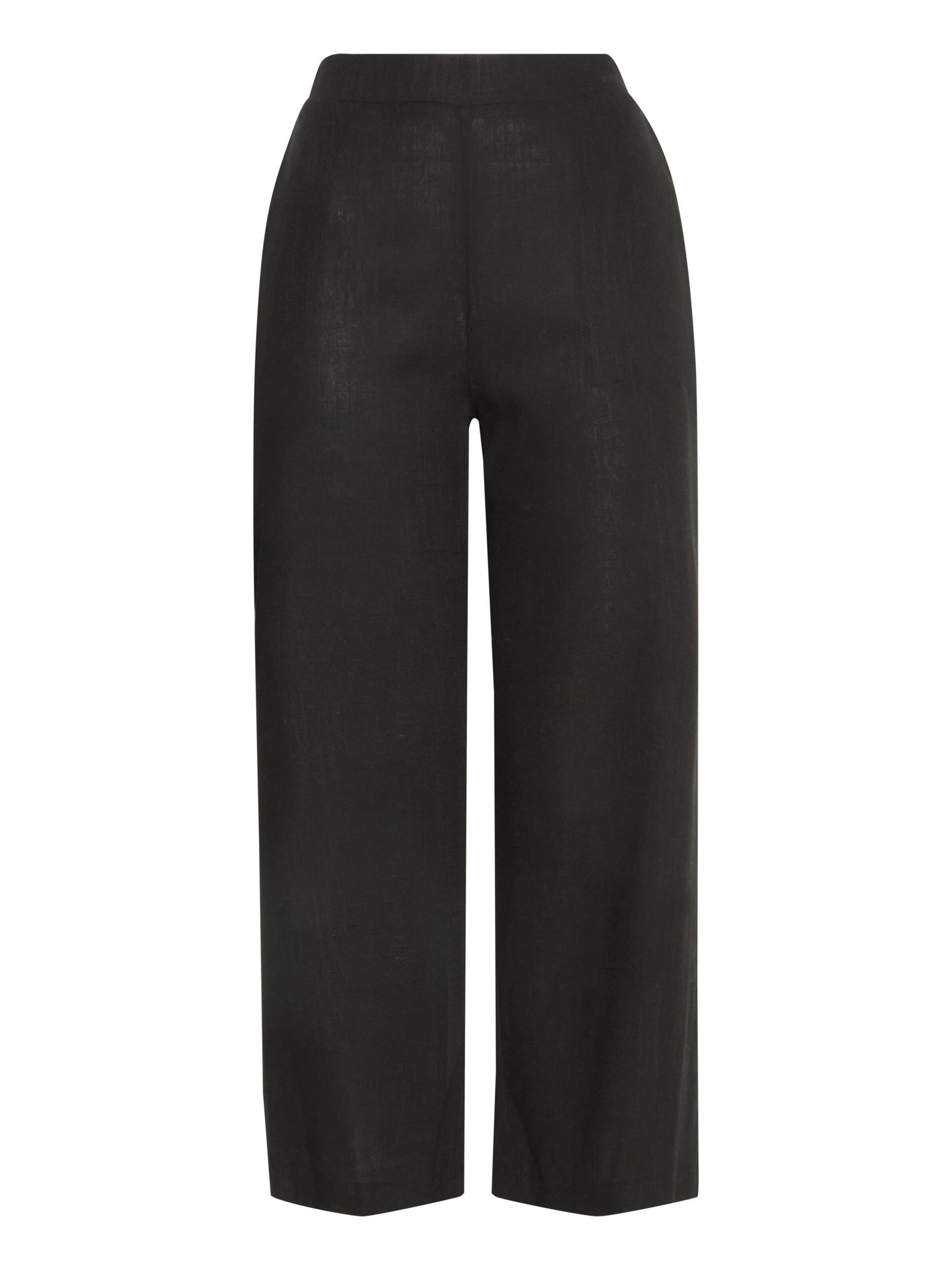 Pantalon 'FRJuna' Fransa en noir : devant