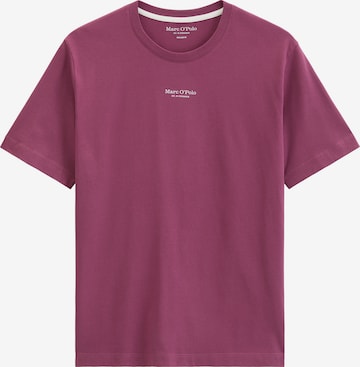 T-Shirt Marc O'Polo en rouge : devant