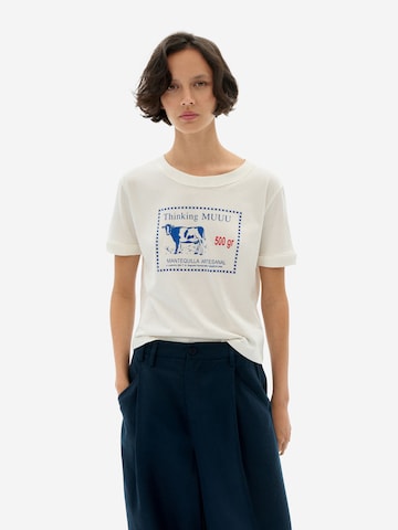 Thinking MU Футболка 'Zowi' в Белый: спереди