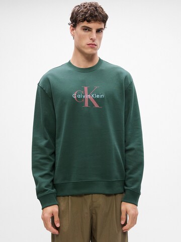Felpa di Calvin Klein Jeans in verde: frontale