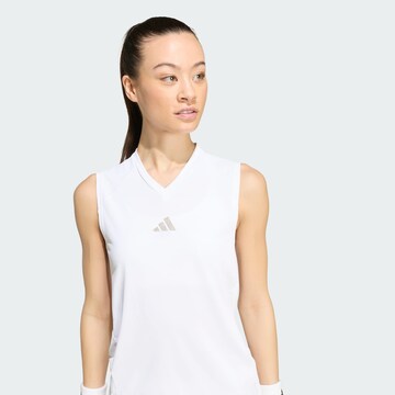 Haut de sport ADIDAS PERFORMANCE en blanc