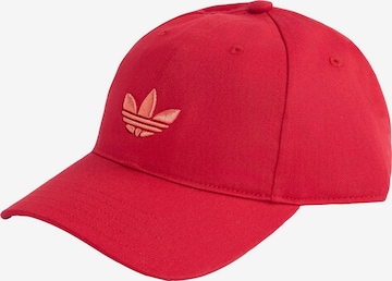 ADIDAS ORIGINALS Cap 'Adicolor Classic Trefoil' in Rot: Vorderseite