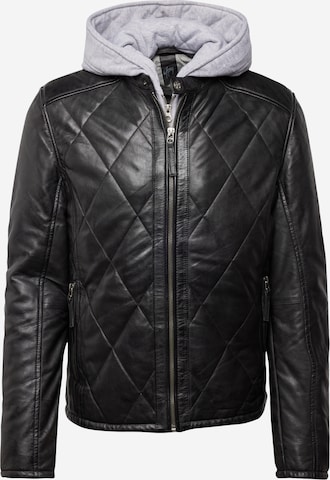 Gipsy Between-Season Jacket 'Cabon' in Black: front