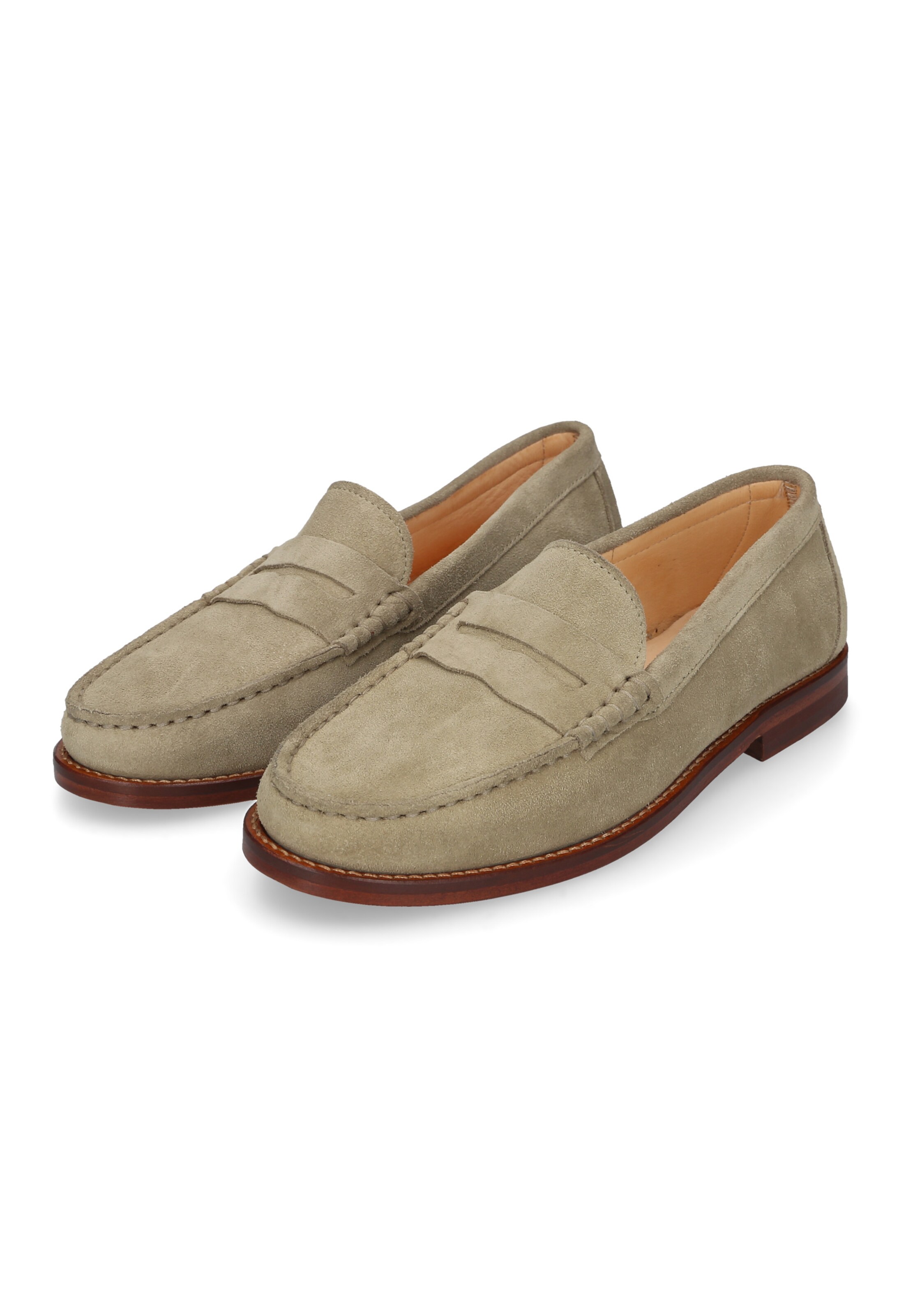 Henry Stevens Slip-ons 'Riley' in Beige