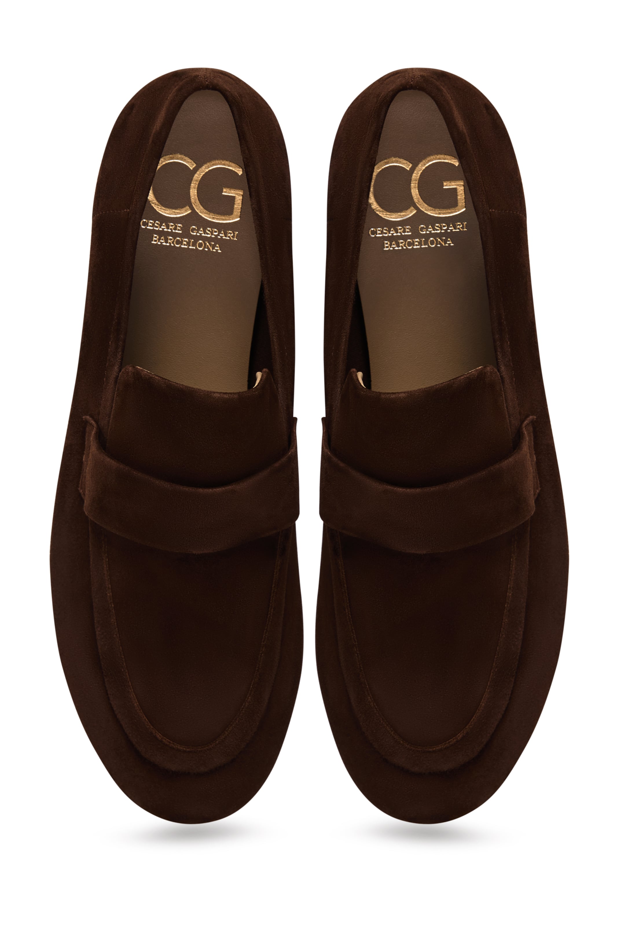 CESARE GASPARI Mocassins in Bruin