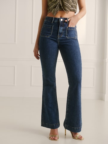 Flared Jeans 'Enola' di Guido Maria Kretschmer Women in blu: frontale