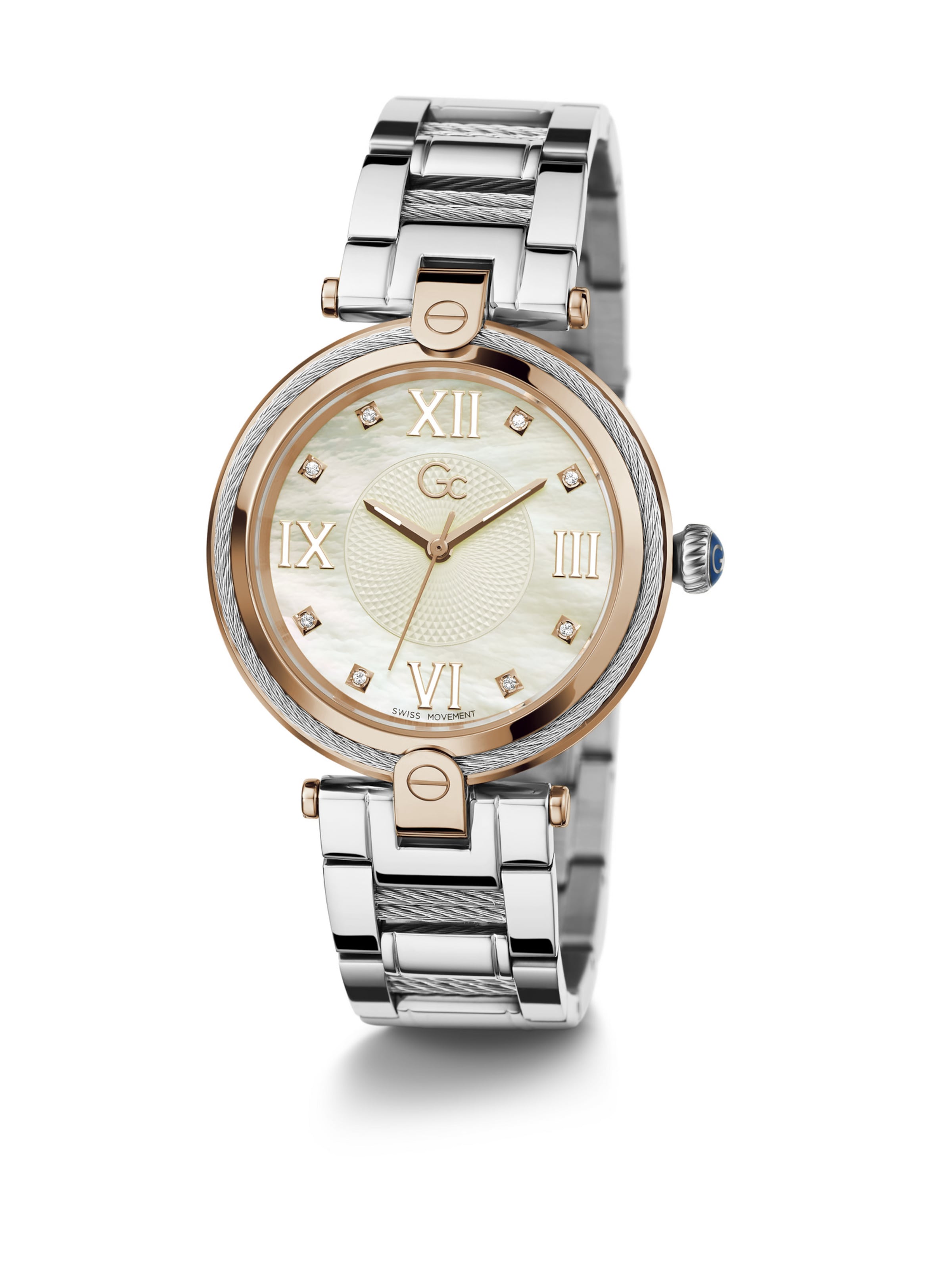 Gc Analoguhr 'Fusion Cable' in Silber