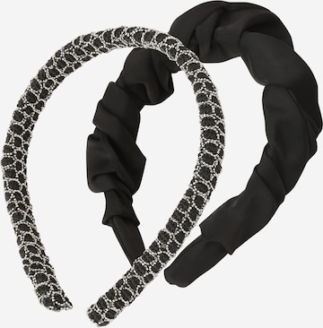 PIECES Κοσμήματα για τα μαλλιά 'JULIA' σε μαύρο: μπροστά