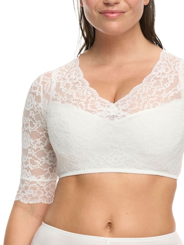 SUSA Trachtenbluse 'Wiesn-Zauber' in Beige