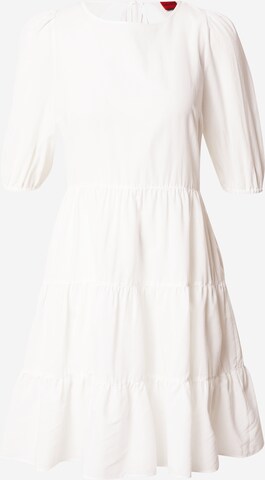 HUGO - Vestido 'Komiri' em branco: frente