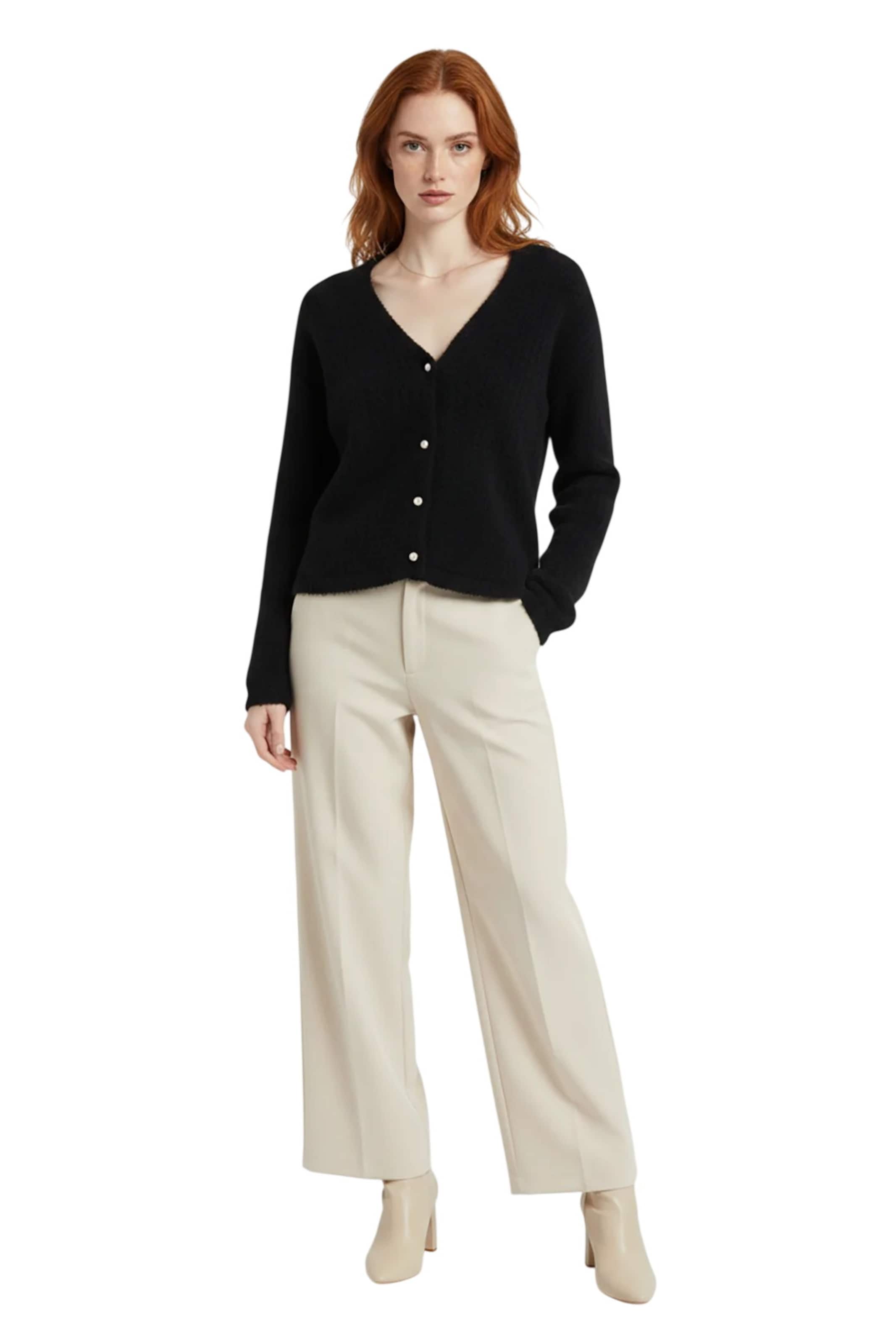 Alexa Dash Knit Cardigan in Black