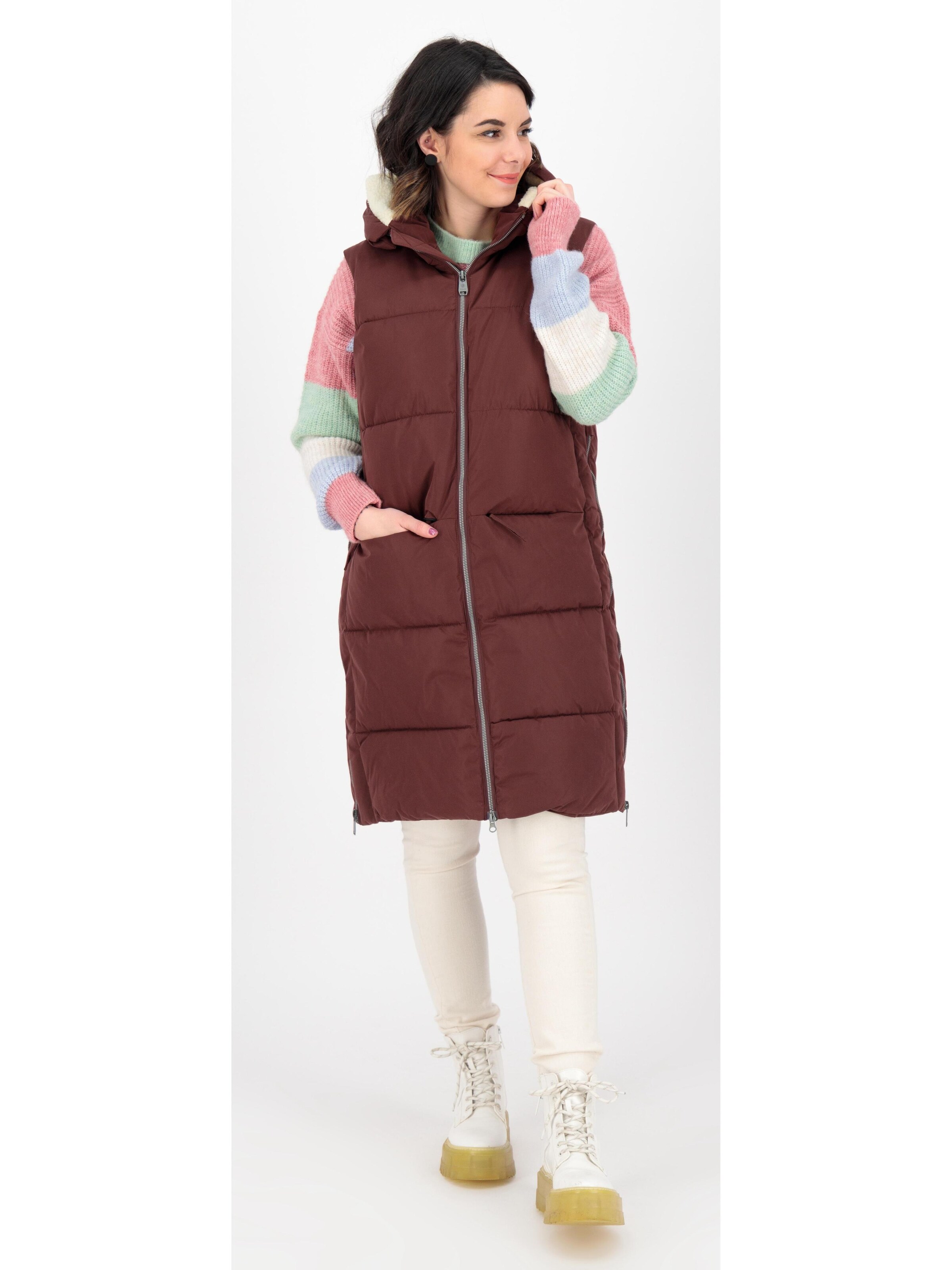 KILLTEC Bodywarmer 'GILMOUR' in Bruin: voorkant