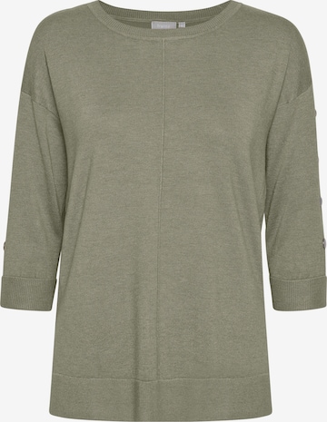 Fransa Sweater in Green: front