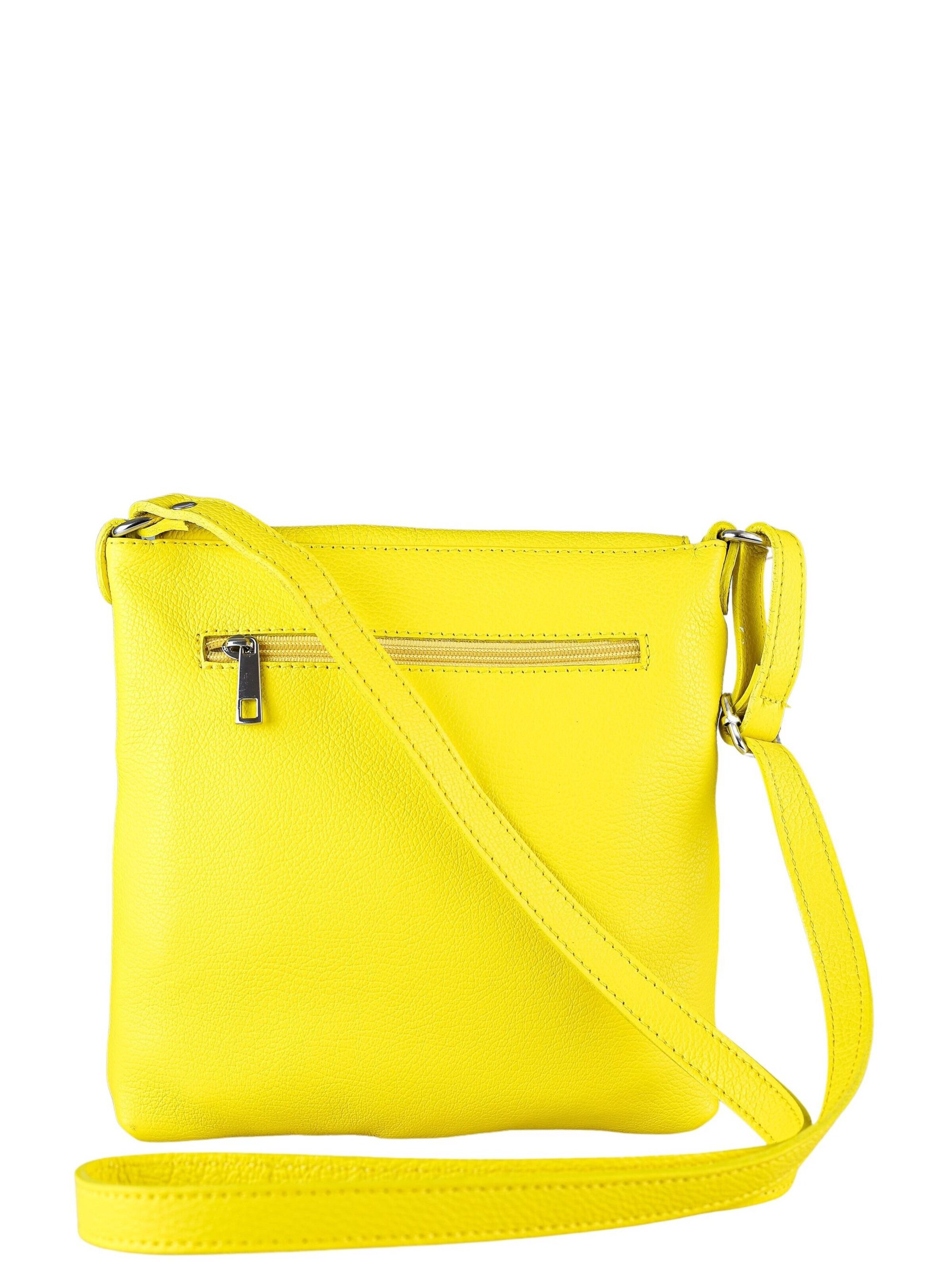 COLLEZIONE ALESSANDRO Crossbody Bag 'München' in Yellow