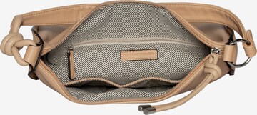 TOM TAILOR Schultertasche 'Cori' in Braun