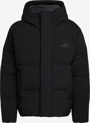 ADIDAS SPORTSWEAR - Casaco deportivo 'Helionic' em preto: frente