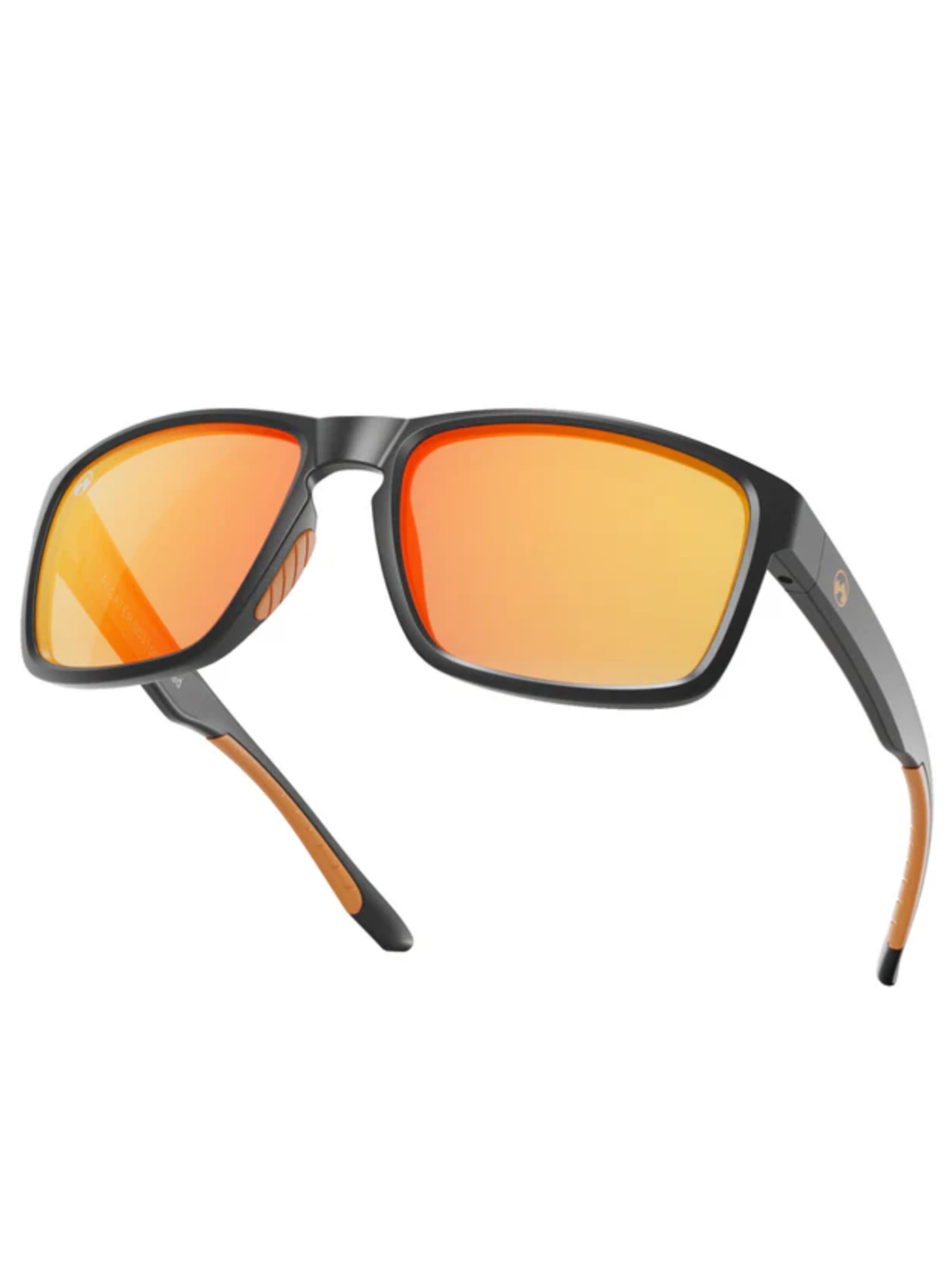Mowmow Sportzonnebril 'MowMow Floater Sunglasses - Sports Glasses - Cycling Glasses - Floating Sunglasses - Polarized - Men - Women' in Oranje: voorkant