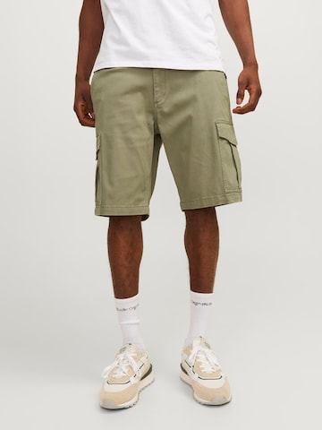 JACK & JONES Regular Cargo trousers 'Joe' in Green: front